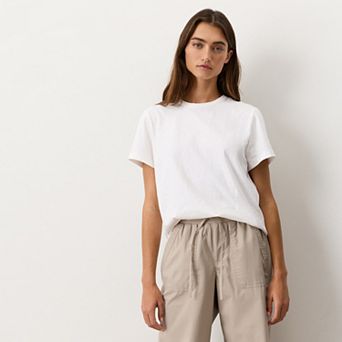 Organic Cotton Slub Crewneck Tee