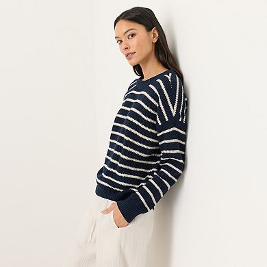 Organic Cotton Shoreline Pullover Sweater