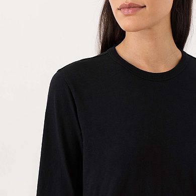 Organic Cotton Slub Long Sleeve