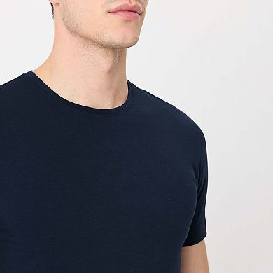 Luxe Signature Slim Crew Neck Tee Made With Organic Cotton
