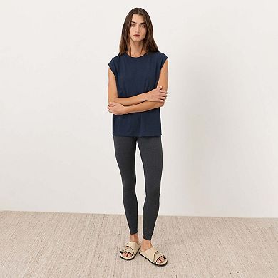 Organic Cotton Featherweight Slub Relaxed Muscle Tee