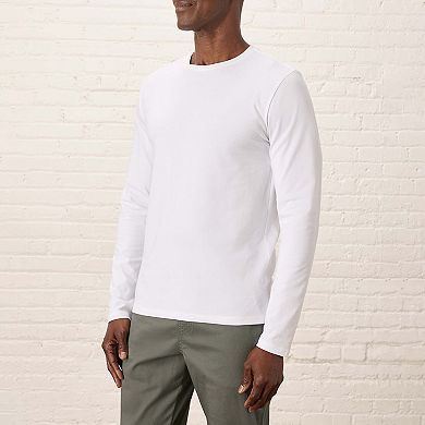 Luxe Signature Slim Long Sleeve Tee Made With Organic Cotton