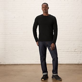 Luxe Signature Slim Long Sleeve Tee Made With Organic Cotton