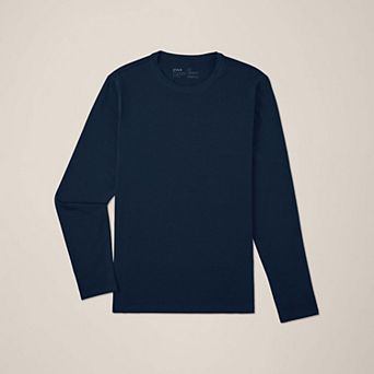 Luxe Signature Slim Long Sleeve Tee Made With Organic Cotton