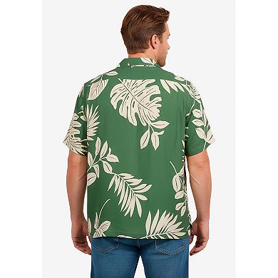 KingSize Men's Big & Tall Printed Camp Shirt