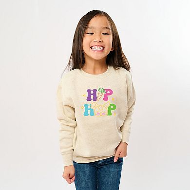 Hip Hop Bunny Bottom - Youth Graphic Sweatshirt