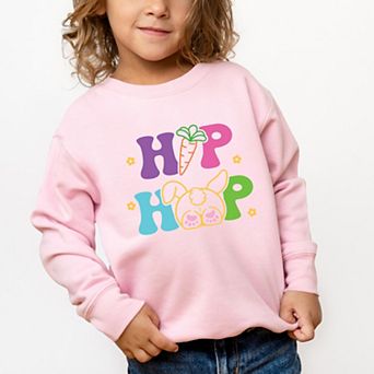 Hip Hop Bunny Bottom - Toddler Graphic Sweatshirt