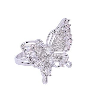 AGP PARIS Butterfly Wide wing Ring - Free-Size