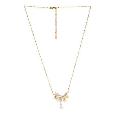 AGP PARIS Golden Bow Necklace