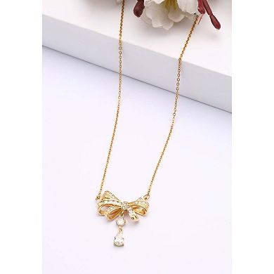 AGP PARIS Golden Bow Necklace