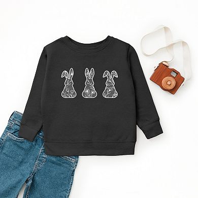 Easter Bunnies Faux Lace - Youth Graphic Sweatshirt
