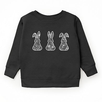 Easter Bunnies Faux Lace - Youth Graphic Sweatshirt