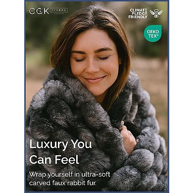 Faux Fur Blanket Plush Soft and Warm