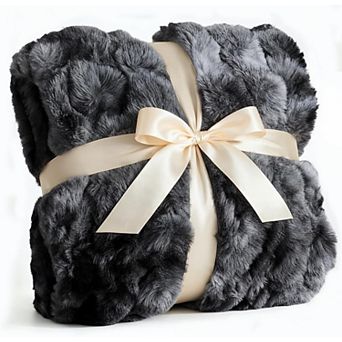 Faux Fur Blanket Plush Soft and Warm