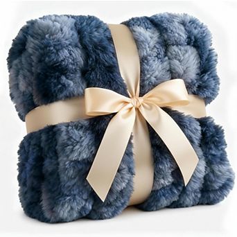Faux Fur Blanket Plush Soft and Warm