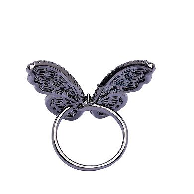 AGP PARIS Contemporary Butterfly Ring - Free-Size