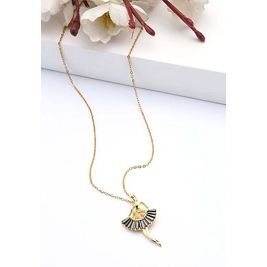 AGP PARIS Golden Ballerina Grace Pendant