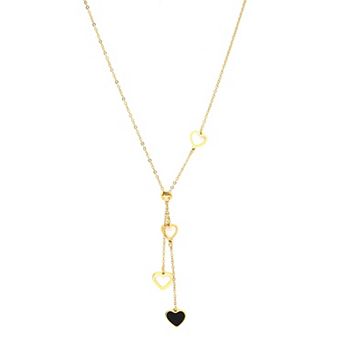 AGP PARIS Diva Mini Heart Dangle Chain Necklace