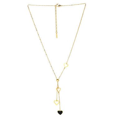 AGP PARIS Diva Mini Heart Dangle Chain Necklace