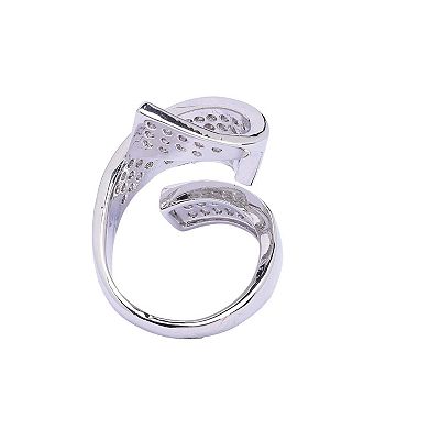 AGP PARIS Intertwined Radiance Ring - Free-Size