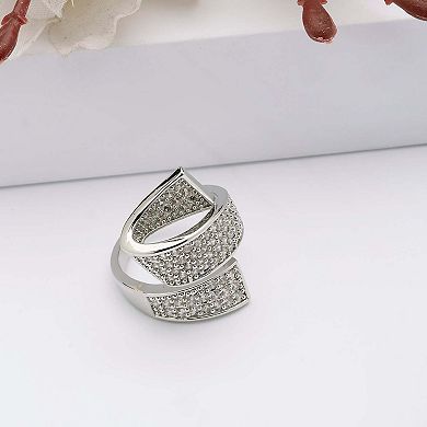 AGP PARIS Intertwined Radiance Ring - Free-Size