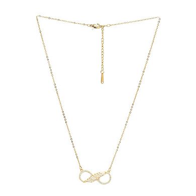 AGP PARIS Golden Infinity Spark Necklace