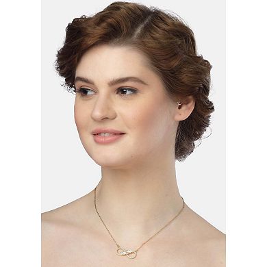 AGP PARIS Golden Infinity Spark Necklace