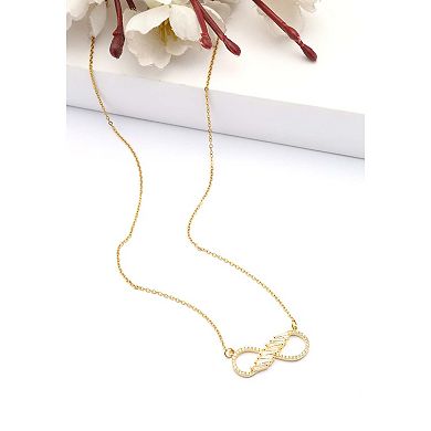AGP PARIS Golden Infinity Spark Necklace