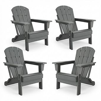 Folding Adirondack Chairs Set of 4
