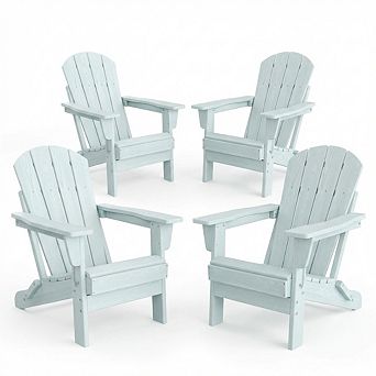 Folding Adirondack Chairs Set of 4