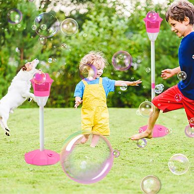 2PCS Bubble Machine with Lights & Music