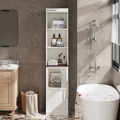 Craze Ventures Tall Narrow Storage Cabinet