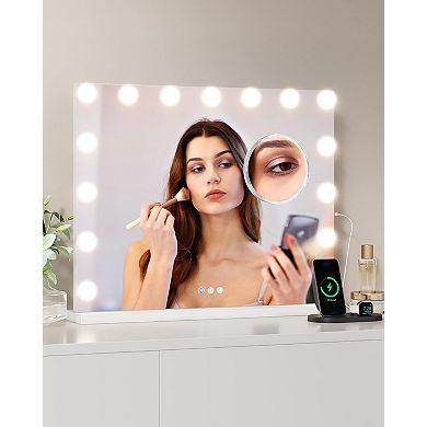 IDEALHOUSE LED Lighted Makeup Mirror with Touch Control & Magnification