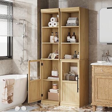 Craze Ventures 70" Tall Bathroom Storage Cabinet
