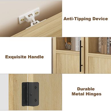 Craze Ventures 70" Tall Bathroom Storage Cabinet