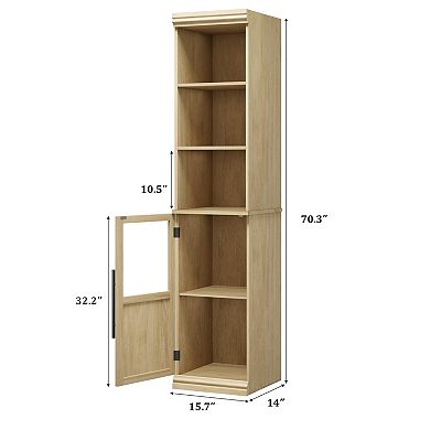 Craze Ventures 70" Tall Bathroom Storage Cabinet