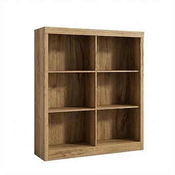 ANIXOL 6-Cube Wood Storage Bookcase