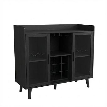 ANIXOL LED Wine Bar Cabinet with Storage