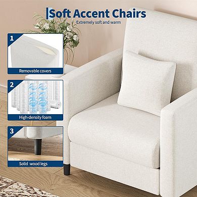 ANIXOL Upholstered Accent Armchair