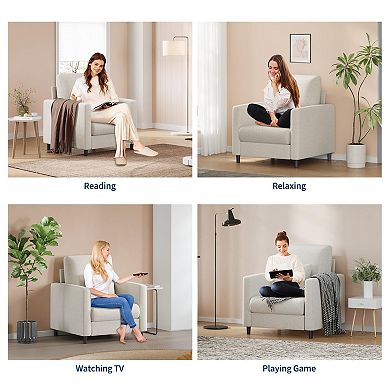 ANIXOL Upholstered Accent Armchair