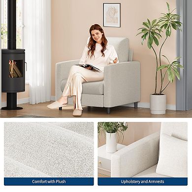 ANIXOL Upholstered Accent Armchair