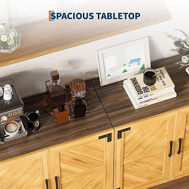 ANIXOL Farmhouse Buffet Cabinet with Doors