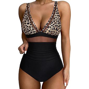 Women's Summer Push-Up Backless One-Piece Swimsuit Trendy Vacation Bikini for Beach & Pool