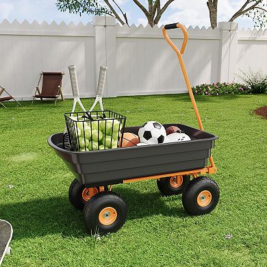 ANIXOL Heavy Duty Garden Dump Cart