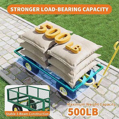 ANIXOL Steel Garden Utility Cart