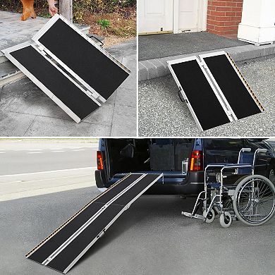 ANIXOL Portable Aluminum Wheelchair Ramp