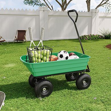 ANIXOL Heavy Duty Garden Dump Cart