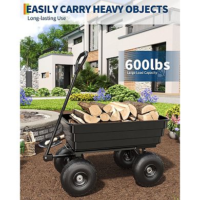 ANIXOL Heavy Duty Garden Dump Cart