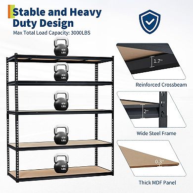 ANIXOL Metal Garage Storage Rack