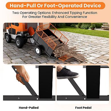 ANIXOL Utility Dump Garden Trailer